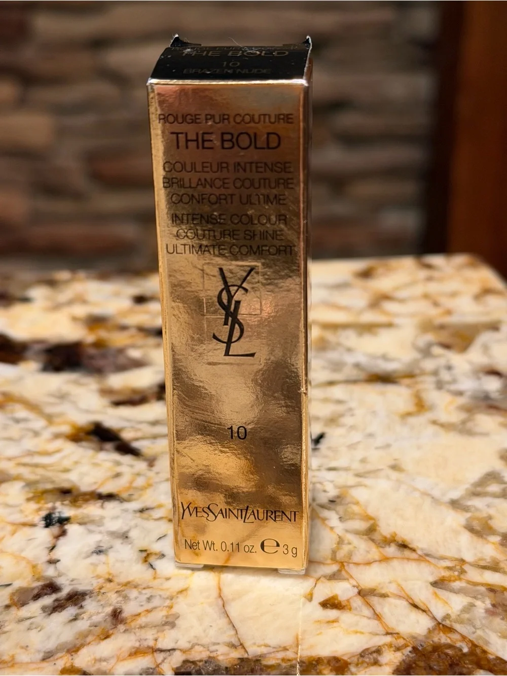 Yves Saint Laurent Satin Lipstick — NIB Shade 10 Brazen Nude